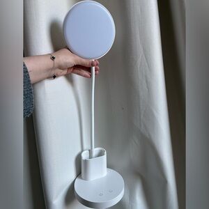 Sleek White LED Desk Lamp